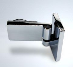 Hebe-Senk Scharnier Glas-Wand 90° rechts